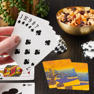 Baraja De Cartas Arte Golden Sunset