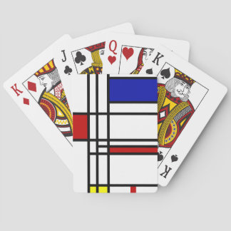 Baraja De Cartas Arte moderno de Mondrian