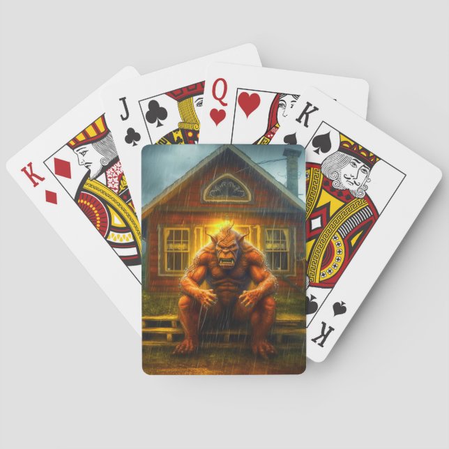 Baraja De Cartas Arte monárquico (Reverso)