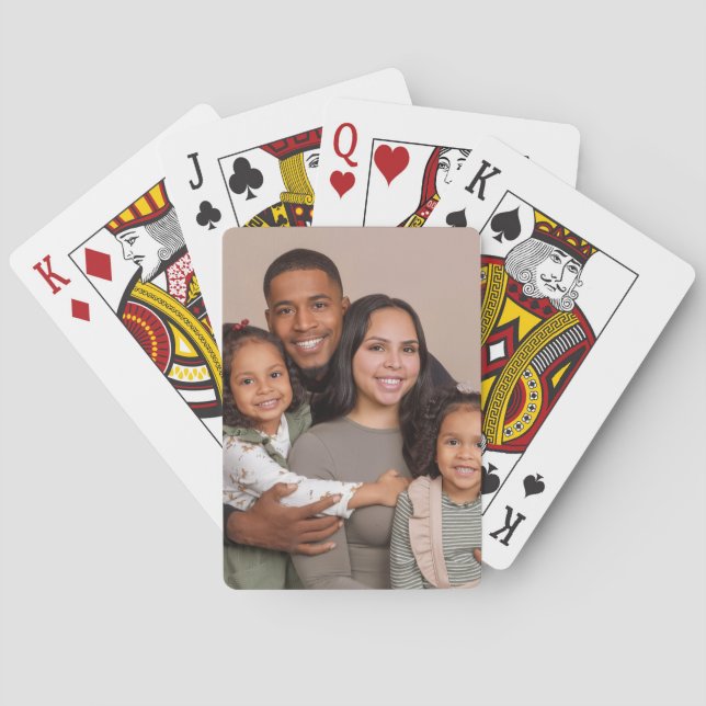 Baraja De Cartas Arte personalizado Subir pintura dibujo (Reverso)