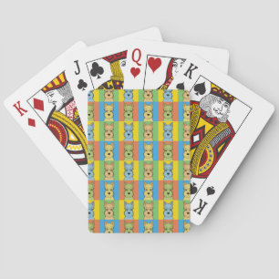 Baraja De Cartas Arte pop Personalizado en miniatura de Schnauzer