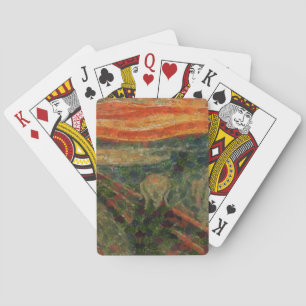 Baraja De Cartas Arte Realista De Flor Silvestre Púrpura