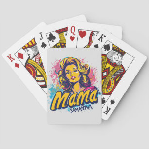 Baraja De Cartas Arte Retro Mama Pop Personalizado (14)