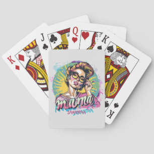 Baraja De Cartas Arte Retro Mama Pop Personalizado (16)
