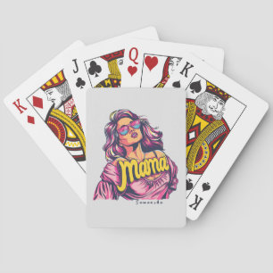 Baraja De Cartas Arte Retro Mama Pop Personalizado (6)
