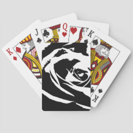 Baraja De Cartas Arte Rosa posterizado