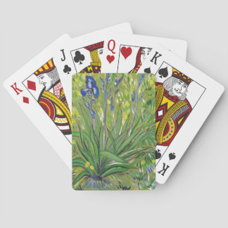 Baraja De Cartas Arte Van Gogh Irises, reproducción acrílica