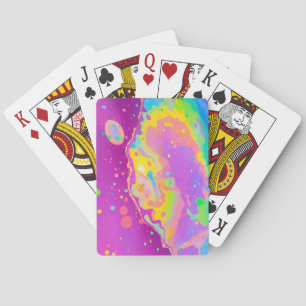 Baraja De Cartas Arte vibrante abstracto colorido