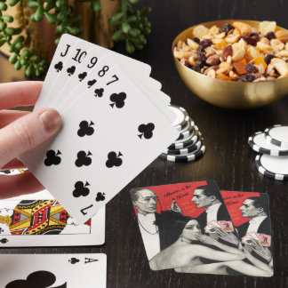 Baraja De Cartas Arte Vintage Asesinato Juego de las Tinieblas
