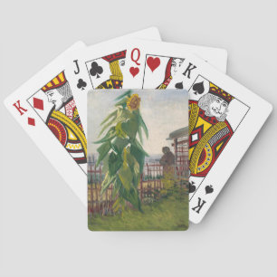 Baraja De Cartas Arte Vintage Estético Van Gogh Jardín de Girasoles