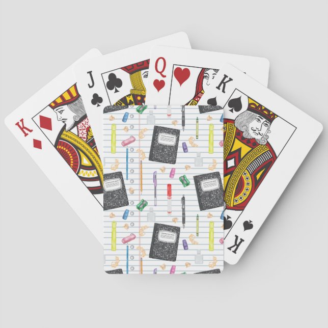 Baraja De Cartas Artículos de escritura - Tarjetas de reproducción  (Reverso)