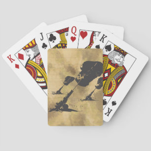 Baraja De Cartas Artillery in Action