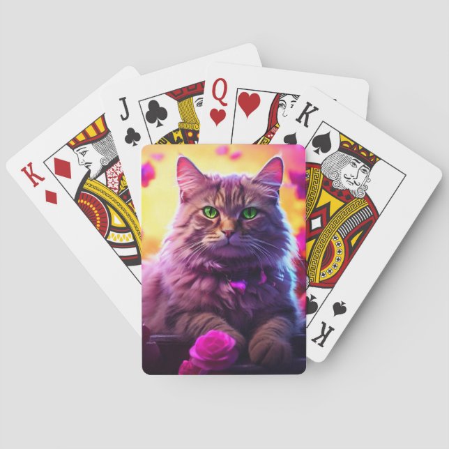 Baraja De Cartas Artistic Cat Poker Cards (Reverso)