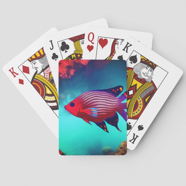 Baraja De Cartas Artsy Fish (Reverso)