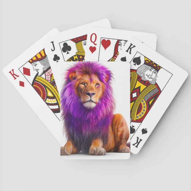 Baraja De Cartas Artsy Lion (Reverso)