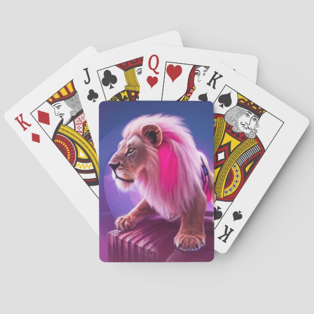 Baraja De Cartas Artsy Lion (Reverso)