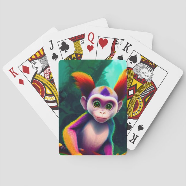 Baraja De Cartas Artsy Monkey (Reverso)