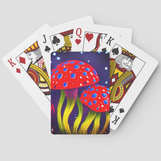 Baraja De Cartas Artsy Mushroom (Reverso)