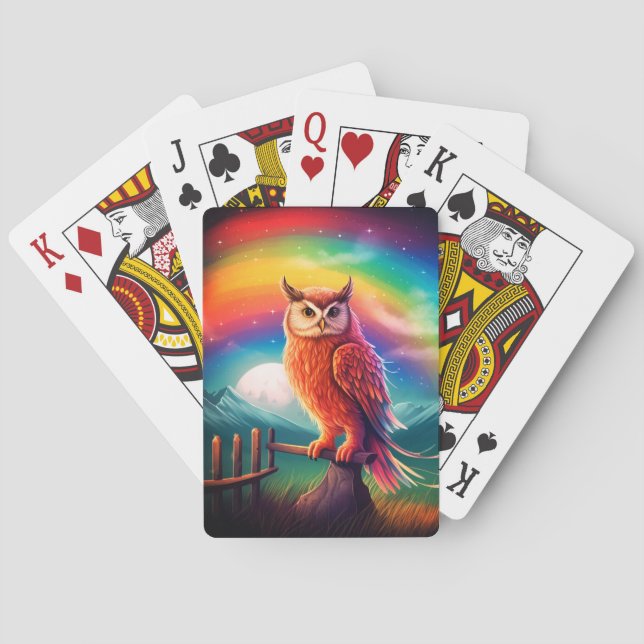 Baraja De Cartas Artsy Owl (Reverso)