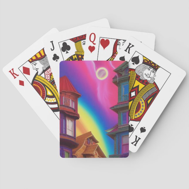 Baraja De Cartas Artsy Rainbow (Reverso)