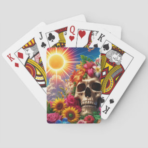 Baraja De Cartas Artsy Skull