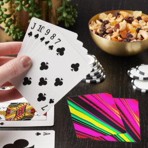 Baraja De Cartas Artsy Striped