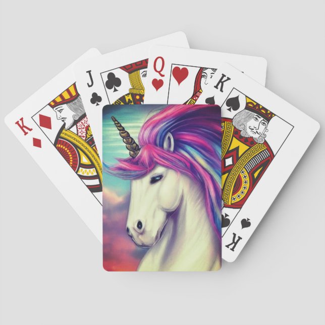Baraja De Cartas Artsy Unicorn (Reverso)