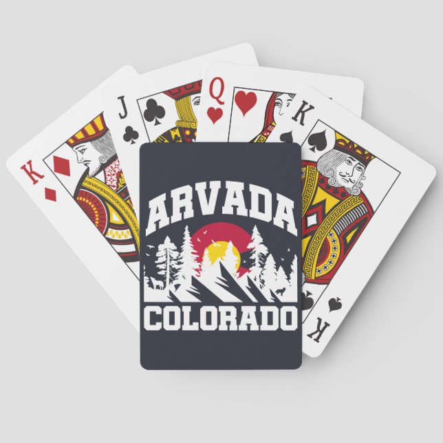 Baraja De Cartas Arvada, Colorado (Reverso)