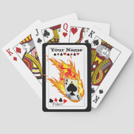 Baraja De Cartas As de espadas personalizado
