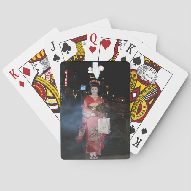 Baraja De Cartas Asakusa Geisha Neo Tokyo (Reverso)