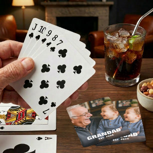 Baraja De Cartas Ascendido a Abuelo Establecido Foto