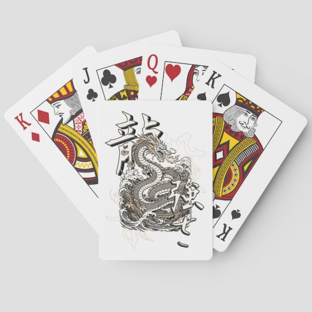 Baraja De Cartas Ascensión de Ryu (Reverso)