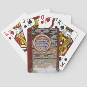 Baraja De Cartas Asia, Vietnam. Muro organizativo en la ciudadela
