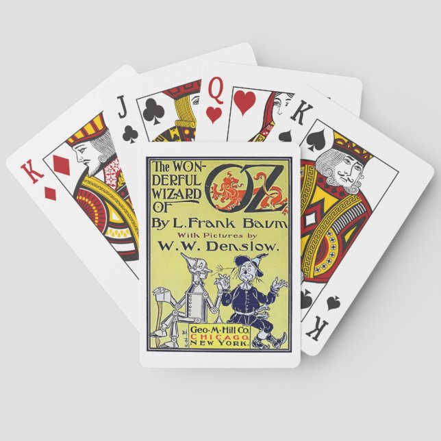 Baraja De Cartas Asistente de cosecha de Oz (Reverso)