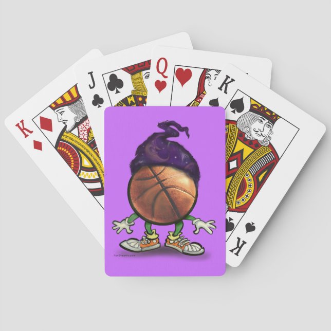 Baraja De Cartas Asistente para baloncesto (Reverso)