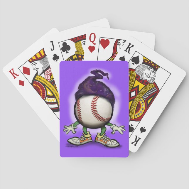 Baraja De Cartas Asistente para béisbol (Reverso)