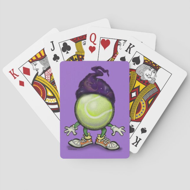 Baraja De Cartas Asistente para tenis (Reverso)