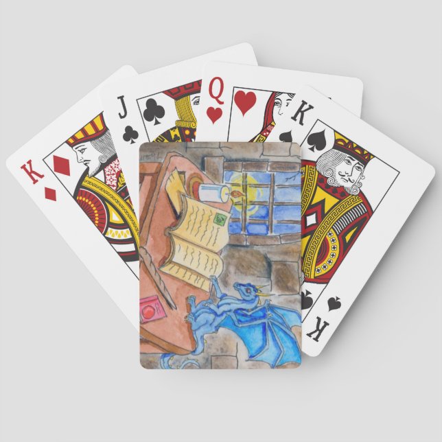 Baraja De Cartas Asistentes para mantener (Reverso)