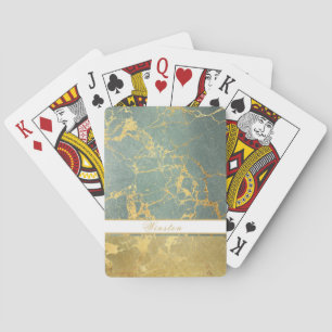 Baraja De Cartas Aspecto de mármol elegante, personalizado