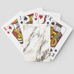 Baraja De Cartas Aspecto de mármol marrón