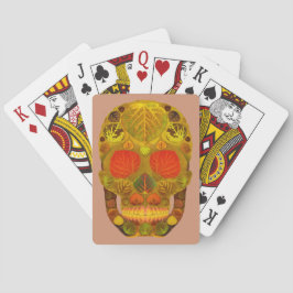 Baraja De Cartas Aspen Leaf Skull 12