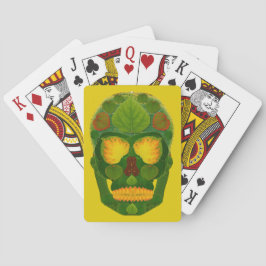 Baraja De Cartas Aspen Leaf Skull 9