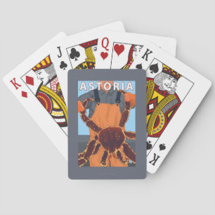 Baraja De Cartas Astoria, cangrejo de OregonKing