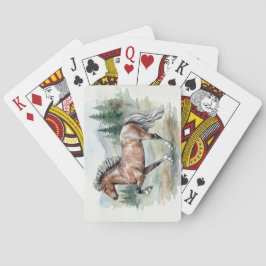 Baraja De Cartas Astrid Tolting Caballo Islandés acuarela