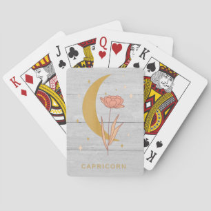 Baraja De Cartas Astrología Celestial del Horóscopo Botánico Capric