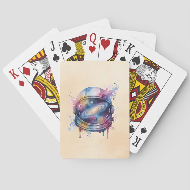 Baraja De Cartas Astronauta (Reverso)