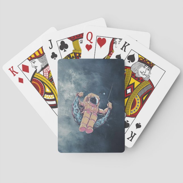 Baraja De Cartas Astronauta (Reverso)
