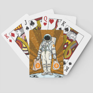 Baraja De Cartas Astronauta BITCOIN-HODL-Crypto