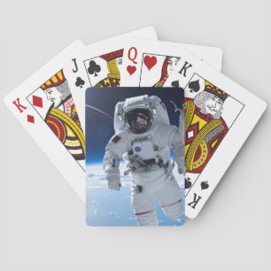 Baraja De Cartas Astronauta en el espacio