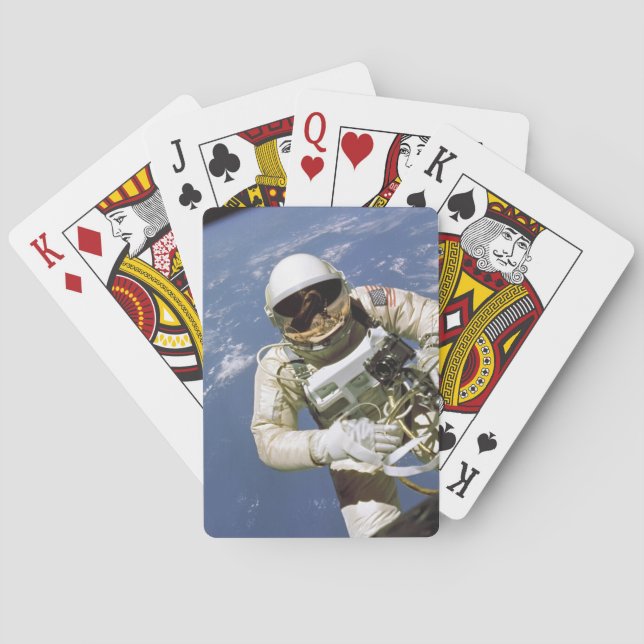 Baraja De Cartas Astronauta estadounidense (Reverso)